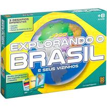 Jogo Educativo Explorando o Brasil Tabuleiro Grow