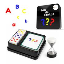 Jogo Educativo Faz de Contas: Matemática e Raciocínio Lógico 80 Cartas (12+)