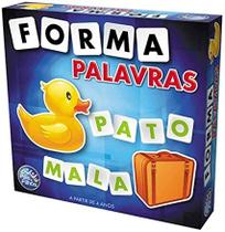 Jogo Educativo Forma Palavras 160 Letras Alfabetização - Pais E Filhos