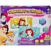 Jogo Educativo Formando os Nomes Princesas Disney - Mimo Toys