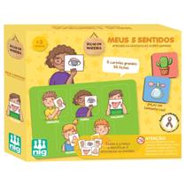 Jogo Educativo Inclusão Meus 5 Sentidos 0586 - Nig Brinquedos