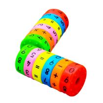 Jogo Educativo Infantil Aprenda Brincando Matemática Encaixe Pedagogico Brinquedo Criança Reforçado Aprender Colorido
