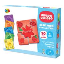 Jogo Educativo Infantil Cores Aprender Brincando + Desenvolvimento Cognitivo GGB Ref 1015 Jogo Educativo Infantil Cores Aprender Brincando + Desenvolvimento Cognitivo GGB Ref 1015