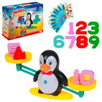 Jogo Educativo Infantil De Matemática Balança Do Pinguim Com Números Peso E Cartas