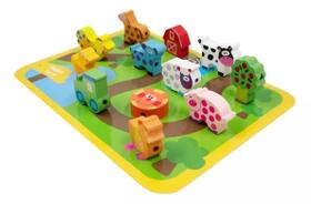 Jogo Educativo Labirinto Fenda Em Madeira - Full Toys