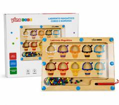 Jogo Educativo Labirinto Magnético Cores E Números Madeira Jogo Educativo Labirinto Magnético Cores E Números Madeira