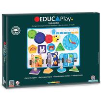 Jogo Educativo Madeira EDUCAPLAY Polibrinq BDM27 Jogo Educativo Madeira EDUCAPLAY Polibrinq BDM27