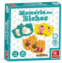 Jogo Educativo Madeira Memoria Dos Bichos - Brincadeira de criança