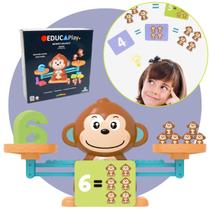 Jogo Educativo Matemático Números Balança Macaco Brinquedo ENVIO IMEDIATO