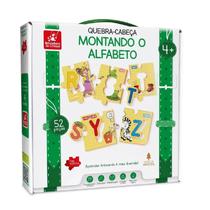 Jogo Educativo Montando O Alfabeto 52 Peças Jogo Educativo Montando O Alfabeto 52 Peças