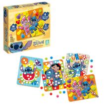 Jogo Educativo Montessori Pega Pompom Stitch Disney - Nig