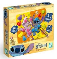Jogo Educativo Montessori Pega Pompom Stitch Disney - Nig
