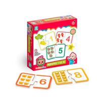 Jogo Educativo - Números 1 ao 10 - Madeira - Cocomelon - Nig