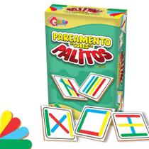 Jogo Educativo Pareamento de Cores em Palitos Jogo Educativo Pareamento de Cores em Palitos