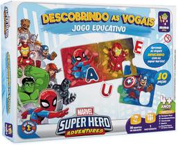 Jogo Educativo Pedagógico Descobrindo As Vogais Marvel Mimo 2039