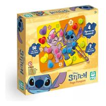 Jogo Educativo Pega Pom Pom Stitch Disney Nig Brinquedos