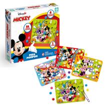 Jogo Educativo Pega PomPom Disney Mickey 4106 - Nig Brinquedos