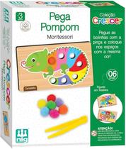 Jogo Educativo Pega Pompom Madeira Nig
