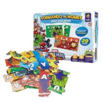 Jogo Educativo Quebra Cabeça Formando os Nomes Marvel Super Hero Adventures 29 Peças 2040 Mimo Jogo Educativo Quebra Cabeça Formando os Nomes Marvel Super Hero Adventures 29 Peças 2040 Mimo