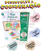 Jogo Educativo Sensorial Pega Pompom 56 Peças Coordenação Motora Nig Brinquedos Jogo Educativo Sensorial Pega Pompom 56 Peças Coordenação Motora Nig Brinquedos
