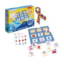 Jogo Educativo Sequencia Lógica Blue's Clues 39 peças