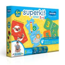 Jogo Educativo Super Kit Educativo Junior 3 Em 1 Trilíngue - 3156 - Toyster