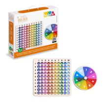 Jogo Educativo Tabuada do 1 a 10 Coleção Joguinhos de Bolsa Babebi - 7059