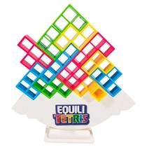 Jogo Educativo Torre de Equilíbrio Equili Tetris - PakiToys