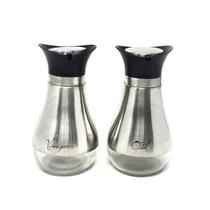 Jogo eiteiro A Vinagreiro Vidro + Inox 2 Pc