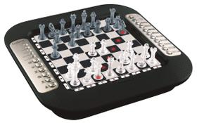 Jogo eletrônico de xadrez Lexibook Chessman FX com 64 níveis Jogo eletrônico de xadrez Lexibook Chessman FX com 64 níveis
