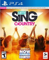 Jogo eletrônico Let's Sing Country PlayStation 4 Solo Edition