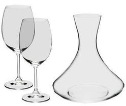 Jogo em Decanter Cristal 1500 ml com 2 taças 450ml Bohemia