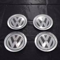 Jogo Emblema Volkswagen Alumínio Tampa Jetta Roda Liga 78mm Jogo Emblema Volkswagen Alumínio Tampa Jetta Roda Liga 78mm