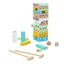 Jogo Empilhar Estacas Animais Candy Color - Tooky Toy Jogo Empilhar Estacas Animais Candy Color - Tooky Toy