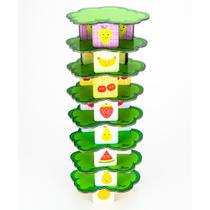 Jogo Empilhar Frutas- T0037 - Loopi Toys Jogo Empilhar Frutas- T0037 - Loopi Toys