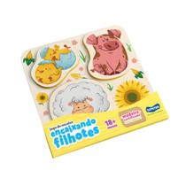Jogo Encaixando Filhotes da Fazenda - Toyster