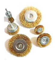 Jogo Escova De Aço Para Esmerilhadeira Furadeira 6 Peças - IDEA