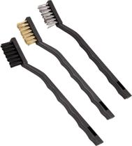 Jogo Escova Manual Mini 3 Peças Vonder