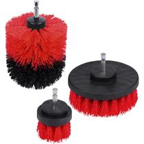 Jogo escovas limpeza 3 pcs-2",3.1/2" e 4"
