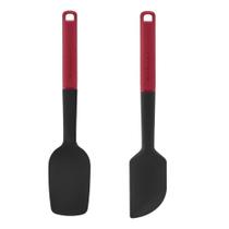 Jogo Espátula Pão Duro Clássica Silicone Vermelha KitchenAid