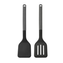 Jogo Espátula Turner e Perfurada Cozinha Cinza KitchenAid