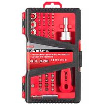 Jogo Estojo De Ferramentas Bits E Soquetes 78 Peças - Mtx