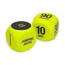Jogo Exercise Dice SPRI para exercícios em grupo com bolsa de transporte Jogo Exercise Dice SPRI para exercícios em grupo com bolsa de transporte