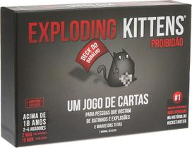 Jogo - Exploding Kittens: Proibidão Galápagos Jogos