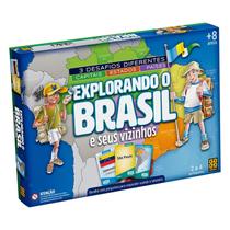 Jogo Explorando O Brasil E Seus Vizinhos 01658 - Grow