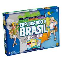 Jogo Explorando O Brasil Estados Capitais Bandeiras - Grow