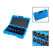 Jogo Extrator De Parafuso E Porca Com 14 Peças Jogo Extrator De Parafuso E Porca Com 14 Peças