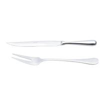 Jogo Faca E Garfo De Aço Inox Para Assado Lugano Wolff - R71258