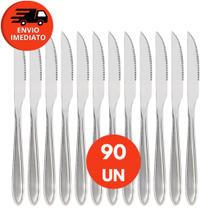Jogo Faca Mesa Conjunto Talheres Inox Jantar Refeição Bar Boteco Restaurante Churrasco Corte Carne Jogo Faca Mesa Conjunto Talheres Inox Jantar Refeição Bar Boteco Restaurante Churrasco Corte Carne