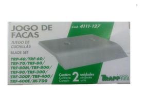 jogo faca pra triturador trapp trf50/60/70/80/90/300/400 trp40/jk